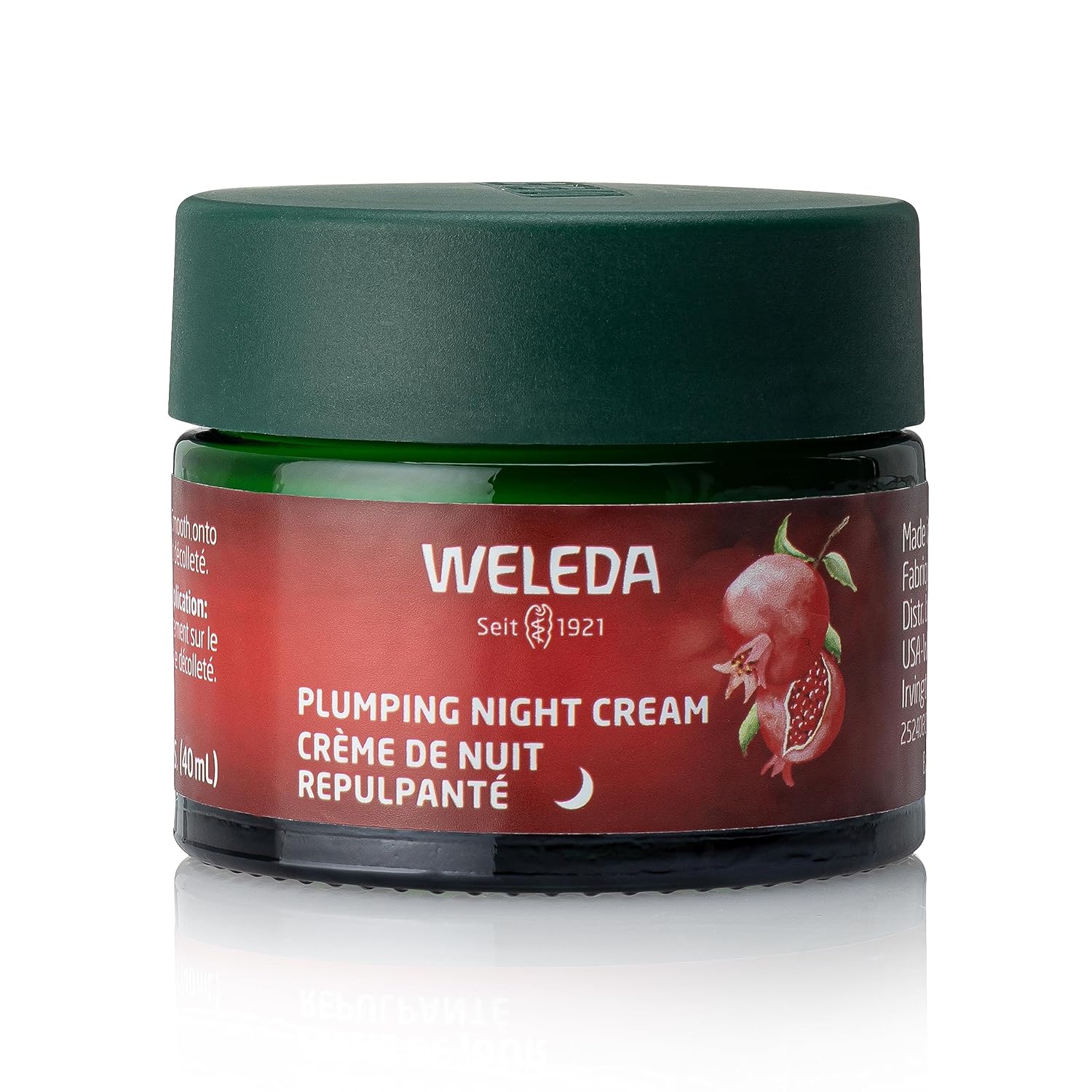 Weleda Face Care Plumping Night Cream, Plant Rich Moisturizer with Pomegranate and Maca Root Peptides-GlimoraGlow