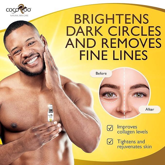 Caffeinated Eye Serum, Nutrient-Dense, 100% Pure, Natural & Vegan (Lemongrass)-GlimoraGlow