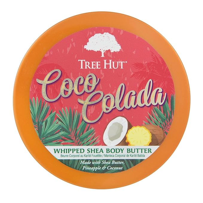 Tree Hut Coco Colada Whipped Shea Body Butter, 8.4oz, with Natural Shea Butter for Nourishing Essential Body Care-GlimoraGlow
