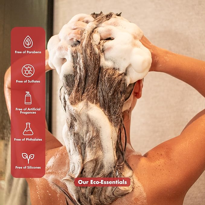 Hyaluronic Acid Shampoo Bar With Tomato & Red Algae Extract – For stronger, restored, and age-defying hair – For Women & Men – Natural & Free of Parabens & Sulfates – Made in USA – 4.5oz (Pack of 2)-GlimoraGlow