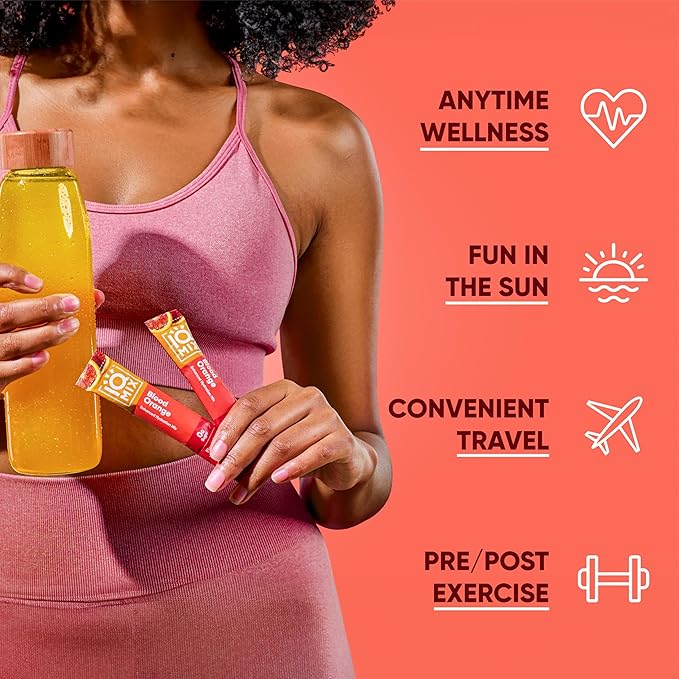 IQMIX Hydration Electrolyte Powder – 4-in-1 Formula for Hydration, Mental Clarity, Mood and Recovery – Sugar-Free Drink Mix, Keto, Magnesium L-Threonate, Lion’s Mane – 40 Count Variety Pack-GlimoraGlow