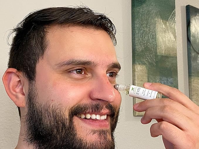 EYES, Natural Anti Aging Eye Serum | Hydrating and Firming Instant Treatment for Tired Puffy Eyes, Dark Circles, Swollen Eyelid, Eye Bags with Cucumber and Avocado | Made in USA-GlimoraGlow