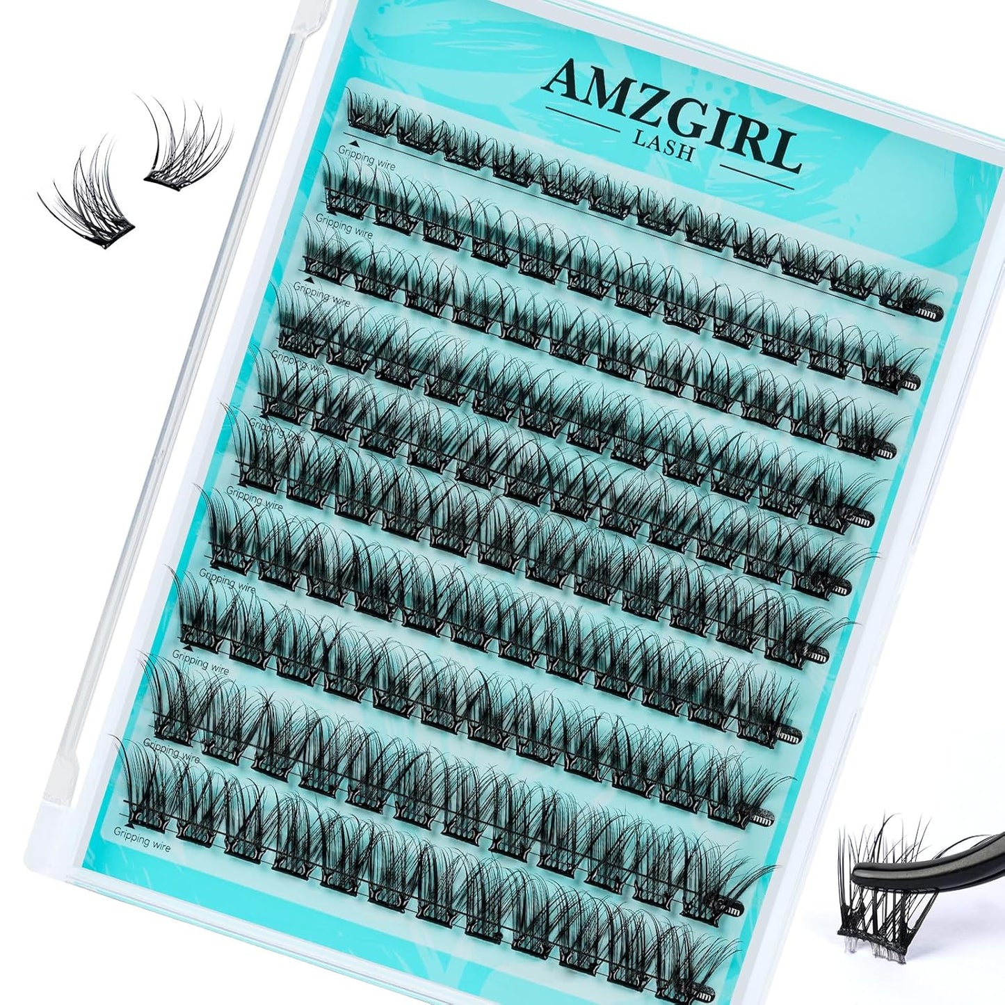 120PCS Self Adhesive Eyelashes Natural C Curl 8-16mm Self Adhesive Lash Clusters,No Lash Glue Needed,Impress Lashes Wide Stem Lashes Extension-GlimoraGlow