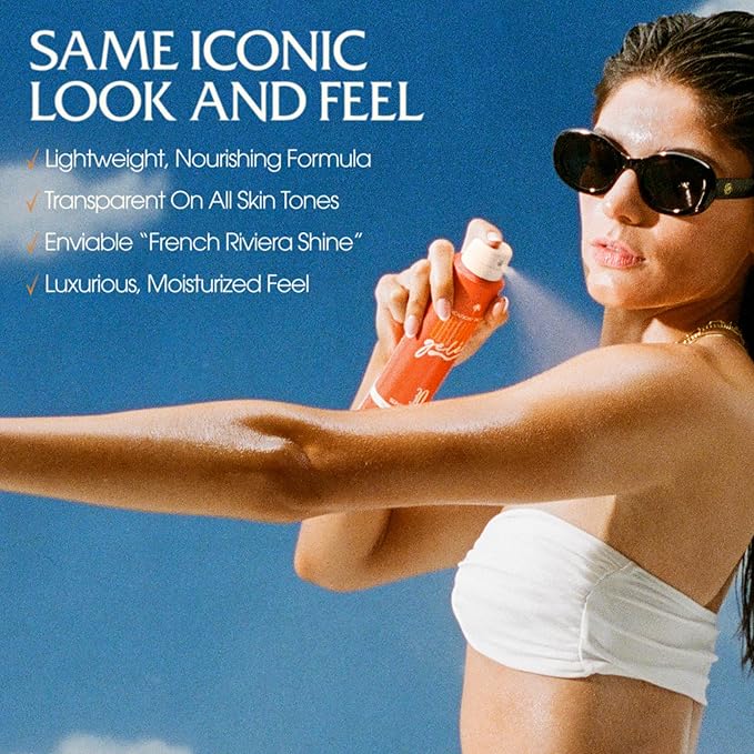 Vacation Orange Gelée SPF 30 Sunscreen Spray Oil & Air Freshener Bundle, Tanning Oil with SPF, Suntan Lotion Spray, Transparent on All Skin Tones, Dermatologist-Tested, Vegan, 5 Fl. Oz.-GlimoraGlow