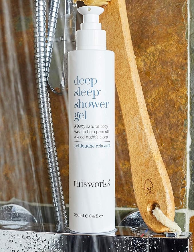 THISWORKS deep sleep shower gel: Calms the Mind and Protects the Skin, 8.4 fl oz (250ml)-GlimoraGlow