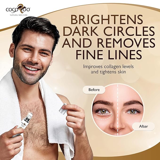 Caffeinated Eye Serum, Nutrient-Dense, 100% Pure, Natural & Vegan (Unscented)-GlimoraGlow