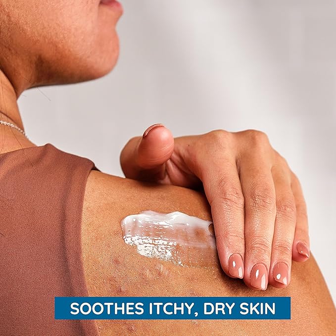 Aveeno Skin Relief Moisturizing Lotion for Very Dry, Itchy Skin with Soothing Triple Oat & Shea Butter Formula, Fragrance Free, 12 Fl. Oz-GlimoraGlow