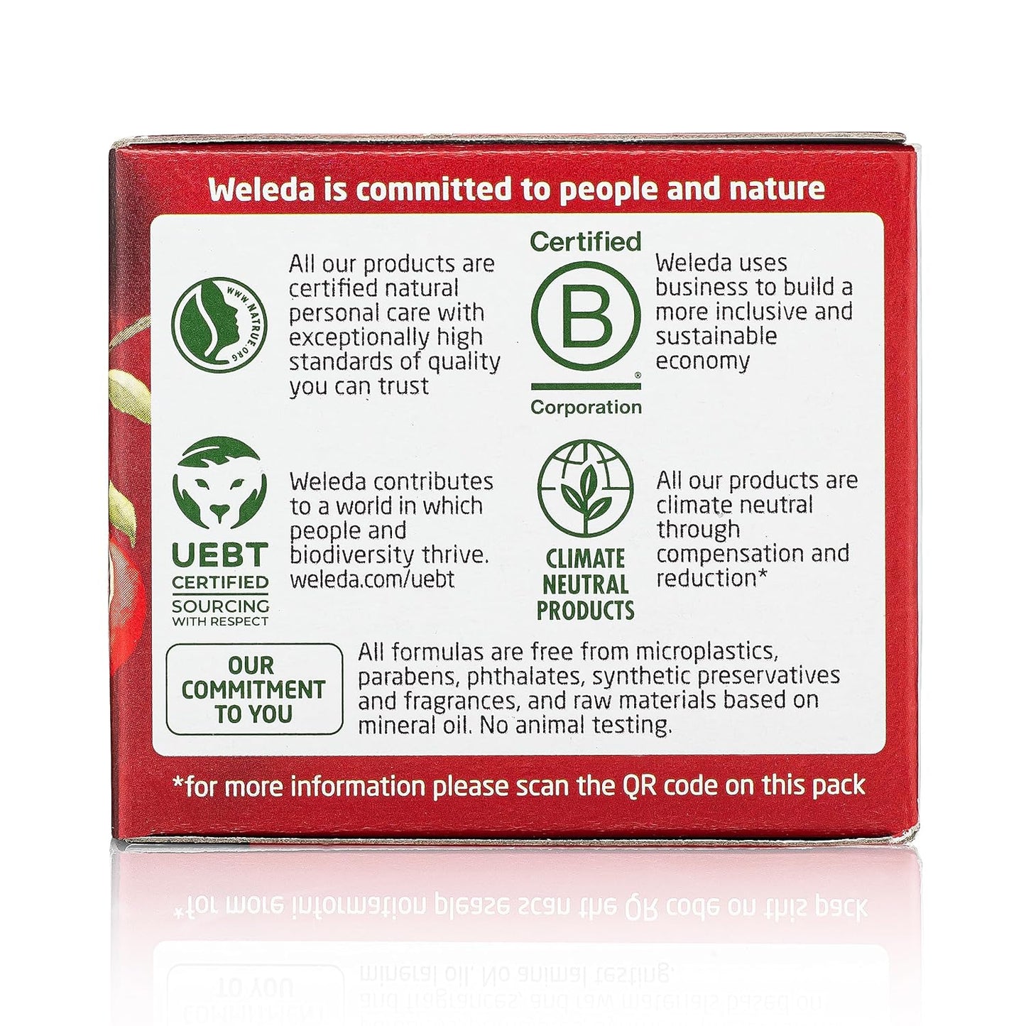 Weleda Face Care Plumping Night Cream, Plant Rich Moisturizer with Pomegranate and Maca Root Peptides-GlimoraGlow