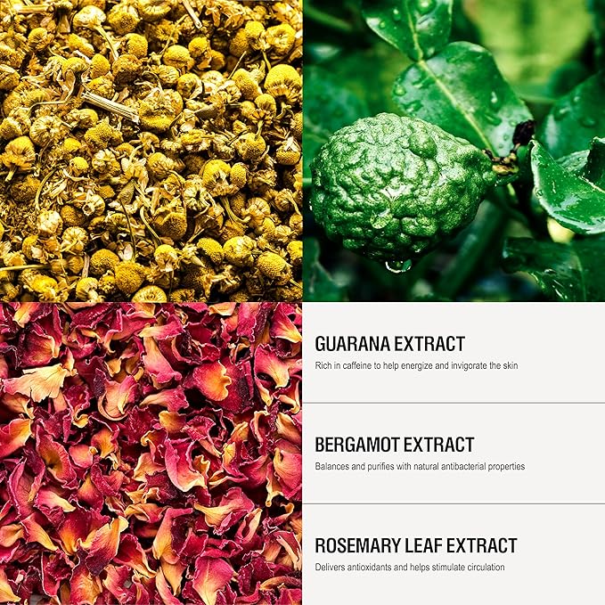 Grown Alchemist Energize Body Cleanser. Chamomile, Bergamot & Rose Body Cleanser. Gentle Body Wash. Hydrates & Cleanses Skin (500 ml)-GlimoraGlow