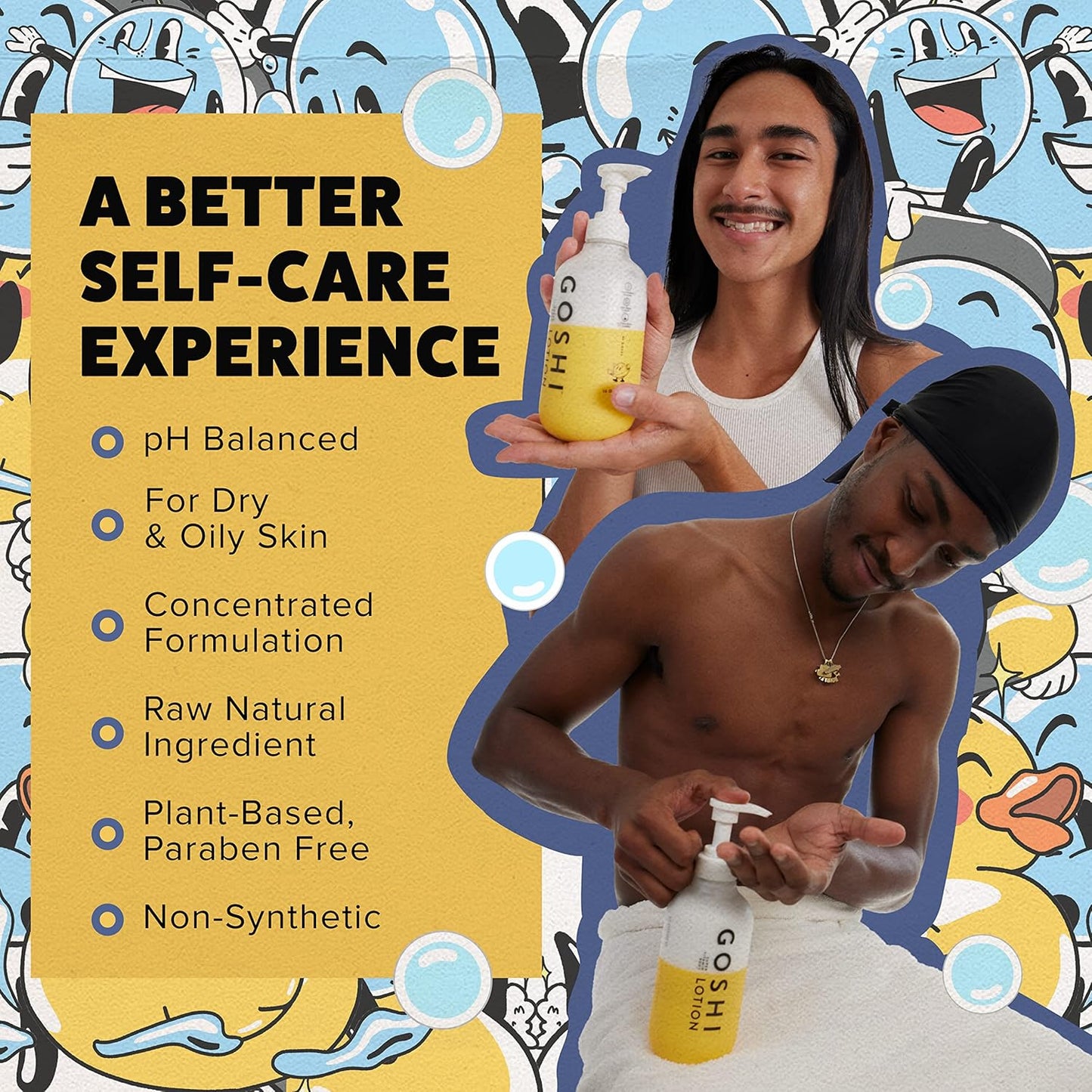 GOSHI Super Vitamin Body Lotion 20 oz - pH-Balanced Moisturizing Body Lotion for Men and Women - For All Skin Types-GlimoraGlow