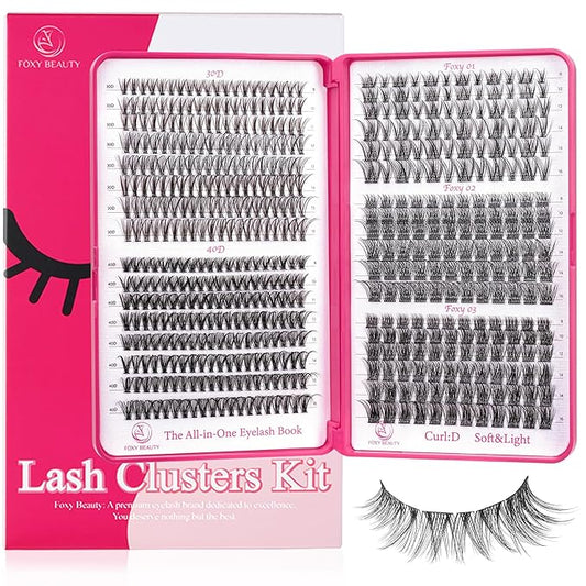 Lash Clusters Wispy - Lash Clusters,30D 40D Lash Clusters For Natural Look WideSpan 8-16MM Eyelash Clusters D Curl Lash Clusters For DIY Lashes At Home-GlimoraGlow