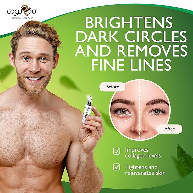 Caffeinated Eye Serum, Nutrient-Dense, 100% Pure, Natural & Vegan (Peppermint)-GlimoraGlow