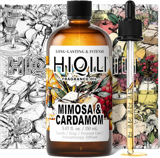 HIQILI Mimosa & Cardamom Fragrance Oil - 5.07 Fl Oz-GlimoraGlow