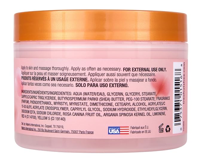 Tree Hut Moroccan Rose Whipped Shea Body Butter, 8.4oz, Lightweight, Long-lasting, Hydrating Moisturizer with Natural Shea Butter for Nourishing Essential Body Care-GlimoraGlow