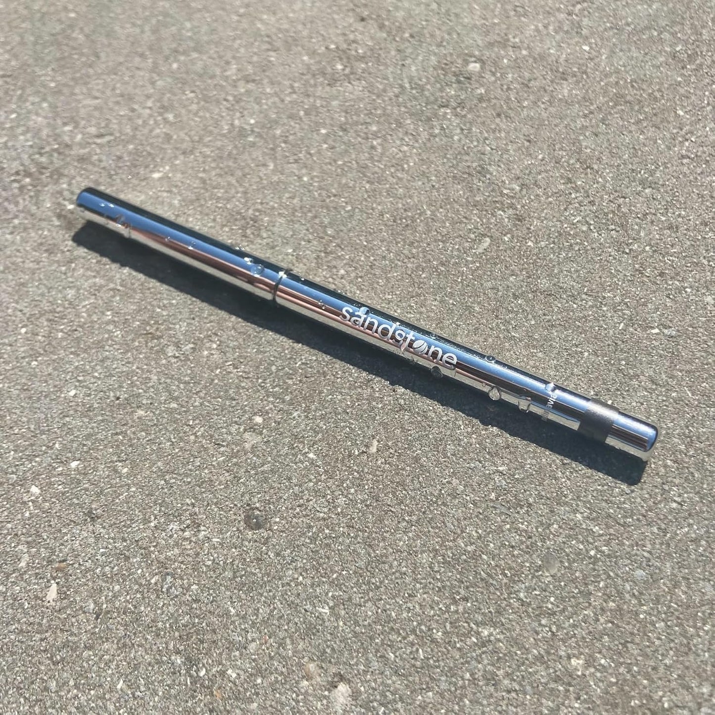 Hypoallergenic Waterproof Eyeliner - Fragrance Free Metallic Eye liner - Vegan and Cruelty Free Eye Pencil - Eyeliner Pencil for Sensitive Eyes (Grey Stone)-GlimoraGlow