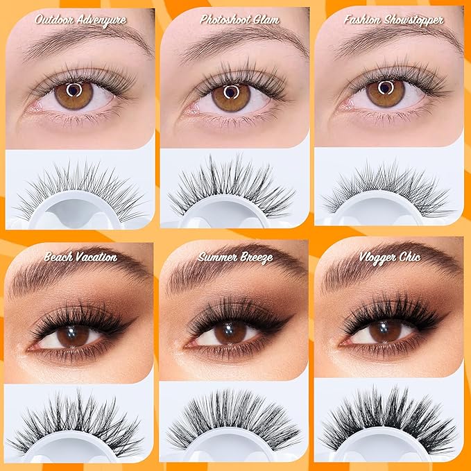 Fluffy Lash Clusters - 360Pcs Natural 0.05D Eyelash Clusters, Left & Right Eyelashes, Urtra Lightweight Cat Eye Clusters for Starter DIY at Home(Eyelashes Only）-GlimoraGlow