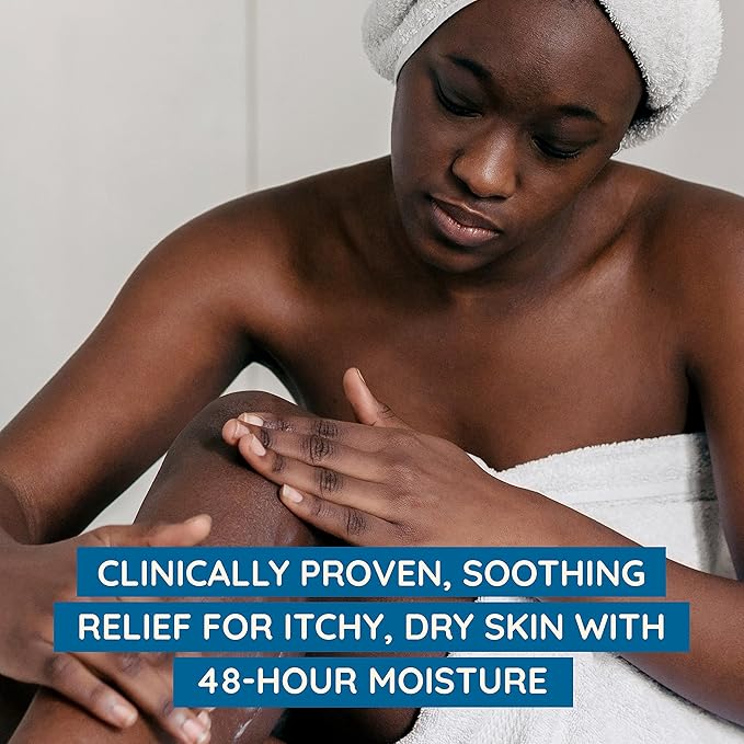 Aveeno Skin Relief Moisturizing Lotion for Very Dry, Itchy Skin with Soothing Triple Oat & Shea Butter Formula, Fragrance Free, 12 Fl. Oz-GlimoraGlow