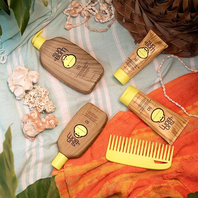 Sun Bum Original SPF 50 Sunscreen Body Lotion - Broad Spectrum Moisturizing Sunscreen with Vitamin E - Hawaii 104 Act Compliant (Made without Octinoxate & Oxybenzone) - 8 oz-GlimoraGlow