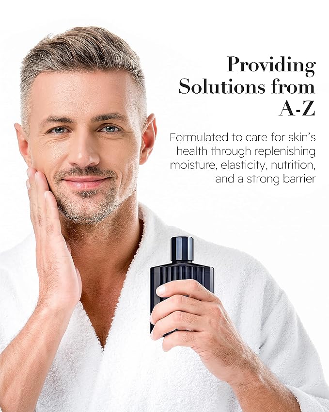 ISA KNOX Age Focus Homme (Premium Skincare Gift Set, 12.2fl oz) - Even Skin Tone & Wrinkle Care. Toner and Lightweight Moisturizer Set , Niacinamide, Adenosine | Korean Skincare,-GlimoraGlow