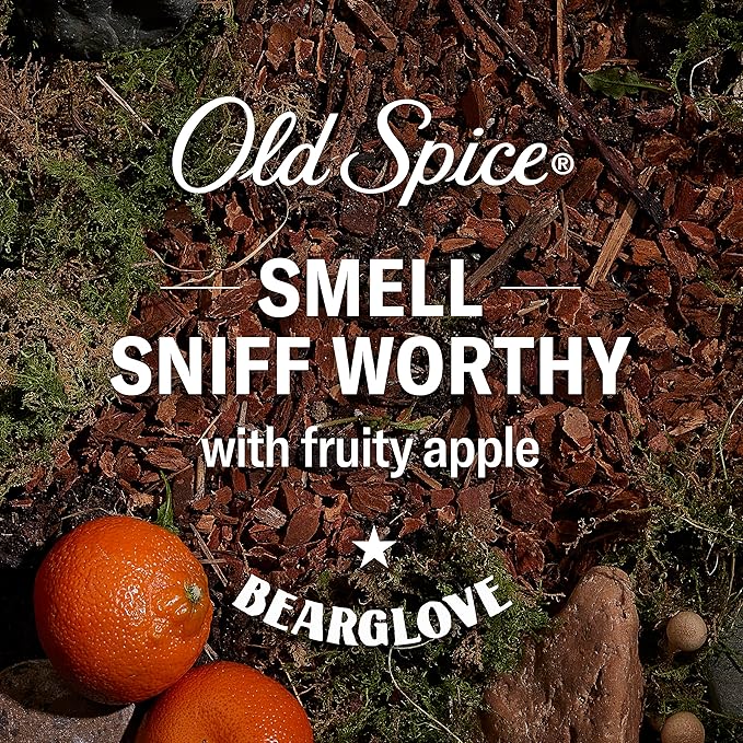 Old Spice Body Wash for Men, Bearglove, Long Lasting Lather, 24 fl oz (Pack of 4)-GlimoraGlow